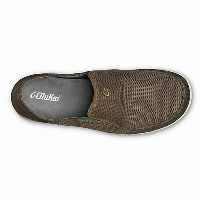 Olukai Men's Nohea Mesh - Mustang/Lime Peel Stylish Fashion Silver Glow
