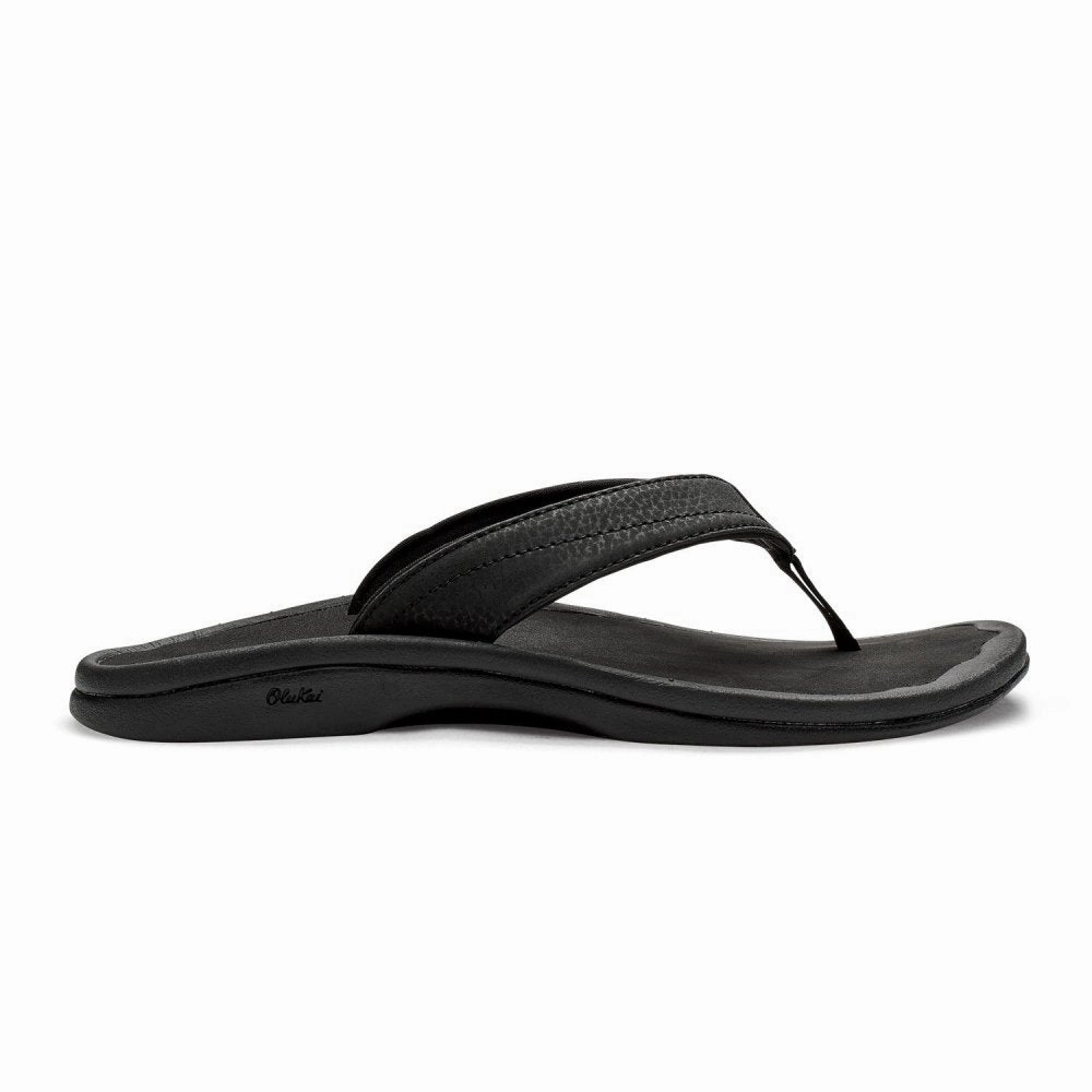 PressureRelief Seams Sharp Cut Olukai Women's Ohana - Black