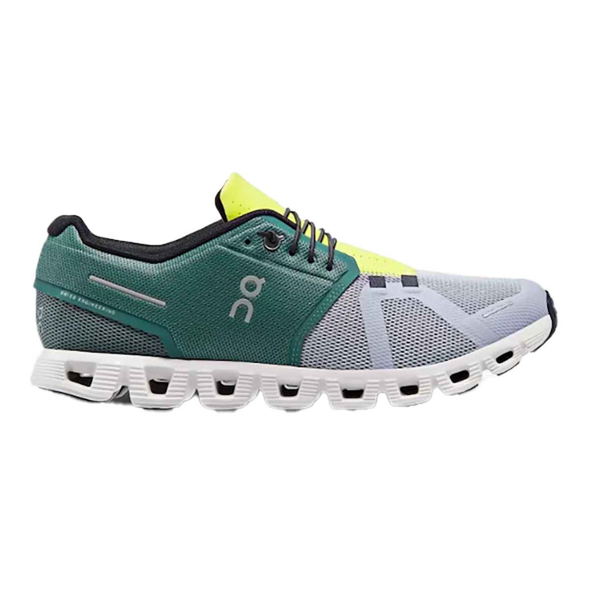 ON Cloud 5 - Olive - Alloy post - run stretch