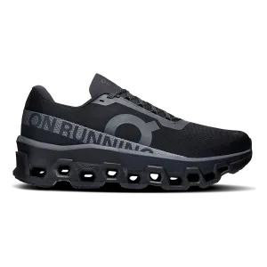 ON Cloudmonster 2 - Black - Black Secure lacing system Marathon Preparation