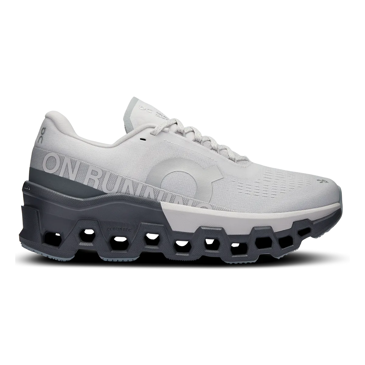 Aero Light Construction Shock Dissipating Midsole ON Cloudmonster 2 - Frost - Rock