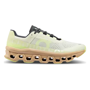 treadmill running shoe space ON Cloudmonster - Cream - Dune