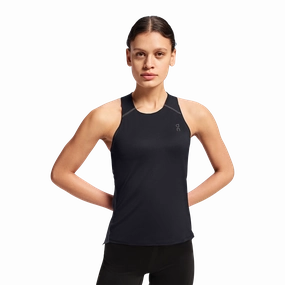 QuickDryDesign On Performance Tank Black - Eclipse