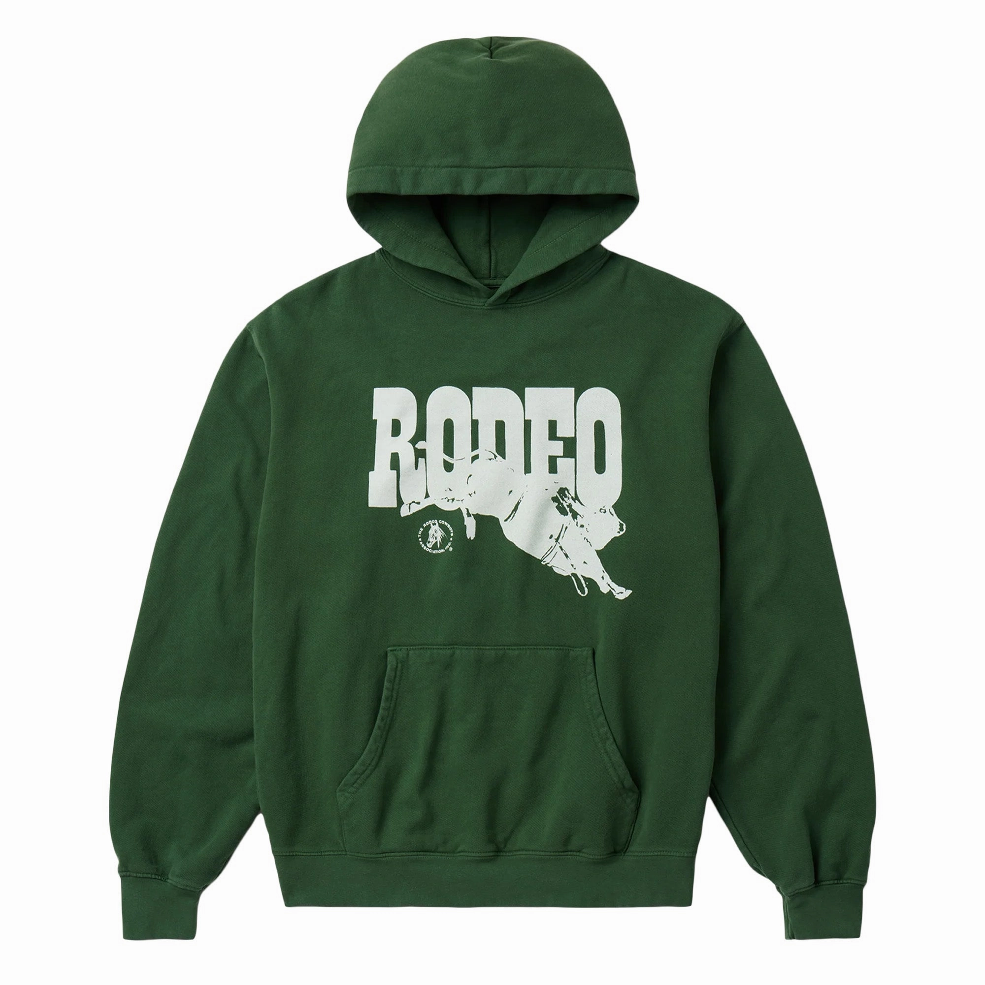 One Of These Days Go Rodeo Hoodie Forest Green' QuickRelease Fasteners Breath Skin