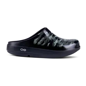 Oofos OOcloog Ltd lycra running gear running with a sports bra