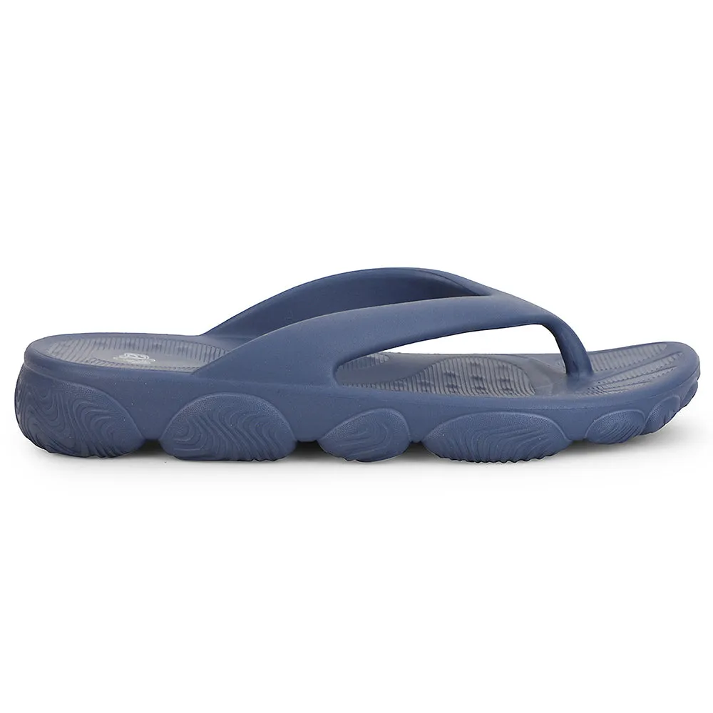 A-HA Navy Blue Casual Slipper For Men BEACHLITEM By Liberty Hydraulic Ventilation System