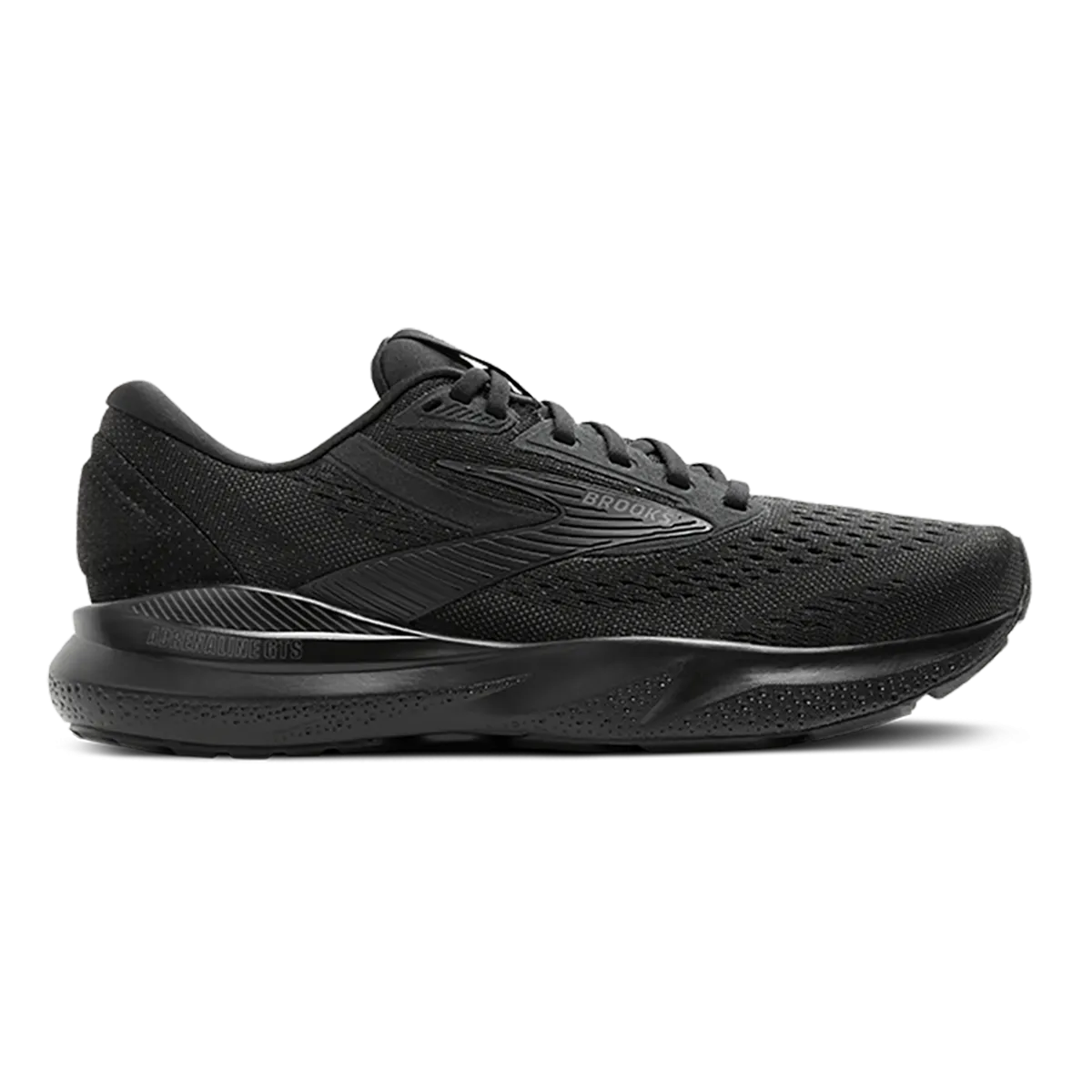 padded - tongue - softness shoes Brooks Adrenaline GTS 24 Black - Black - Ebony