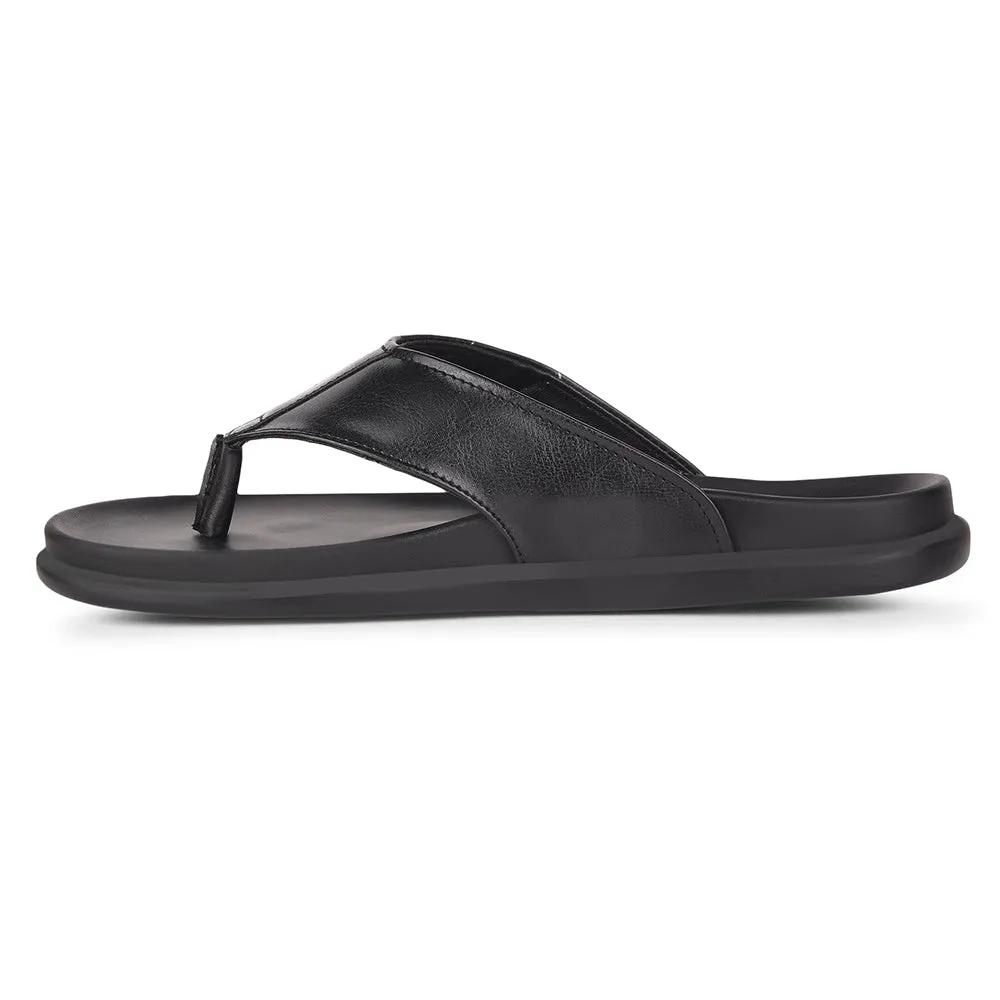 personal achievement running shoe charm Torsional Support System Healers Casual Black Slippers For Men LEEKS-1 By Liberty