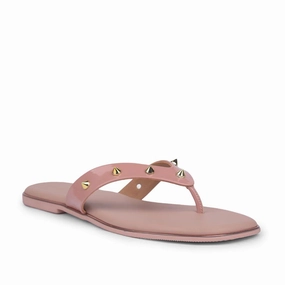 Hyper Compression Zones Senorita Casual Peach Flat Slippers For Women STY-48E By Liberty