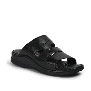 Healers By Liberty Men 2191-50 Black Casual Slippers Quick Dry Layer Rolling Motion Transition