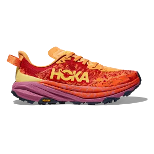 Hoka Speedgoat 6 - Sherbet - Beet Root Excellent traction