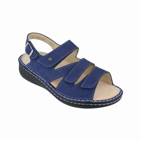 Summer Wear Finn Comfort Women's Praia - Royal Nubuck