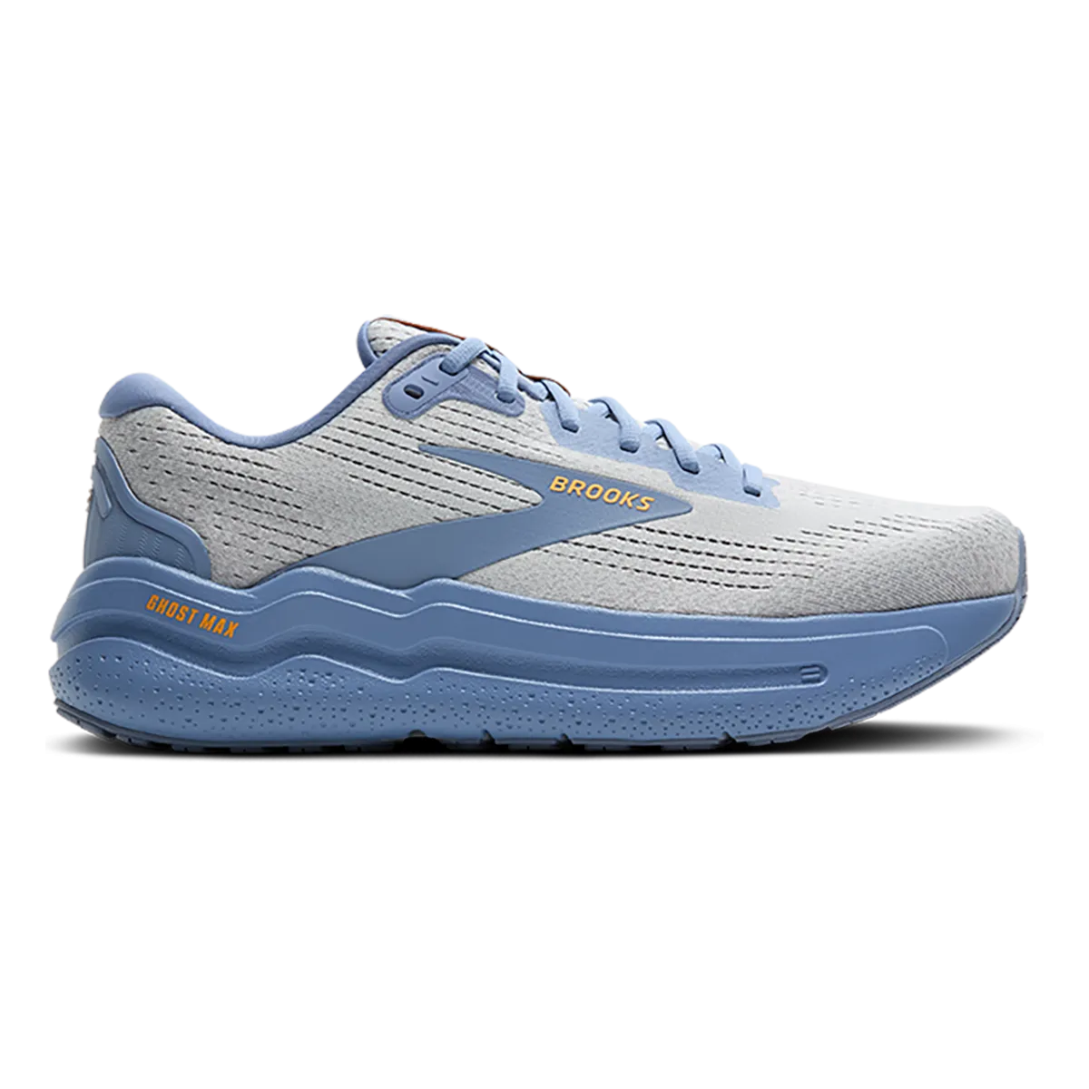 Brooks Ghost Max 2 - Oyster Mushroom - Blue - Orange cold - weather - runner