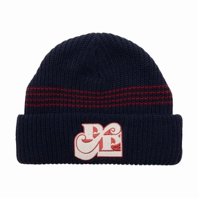 EasyAdjustStraps Smart Wear Passport Tilde Stamp Beanie 'Navy'