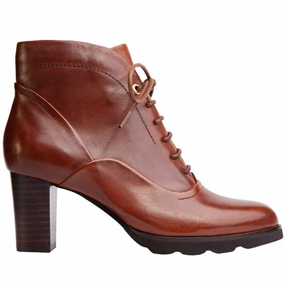 Patricia-81 Lace Up Boot Casual Elegance