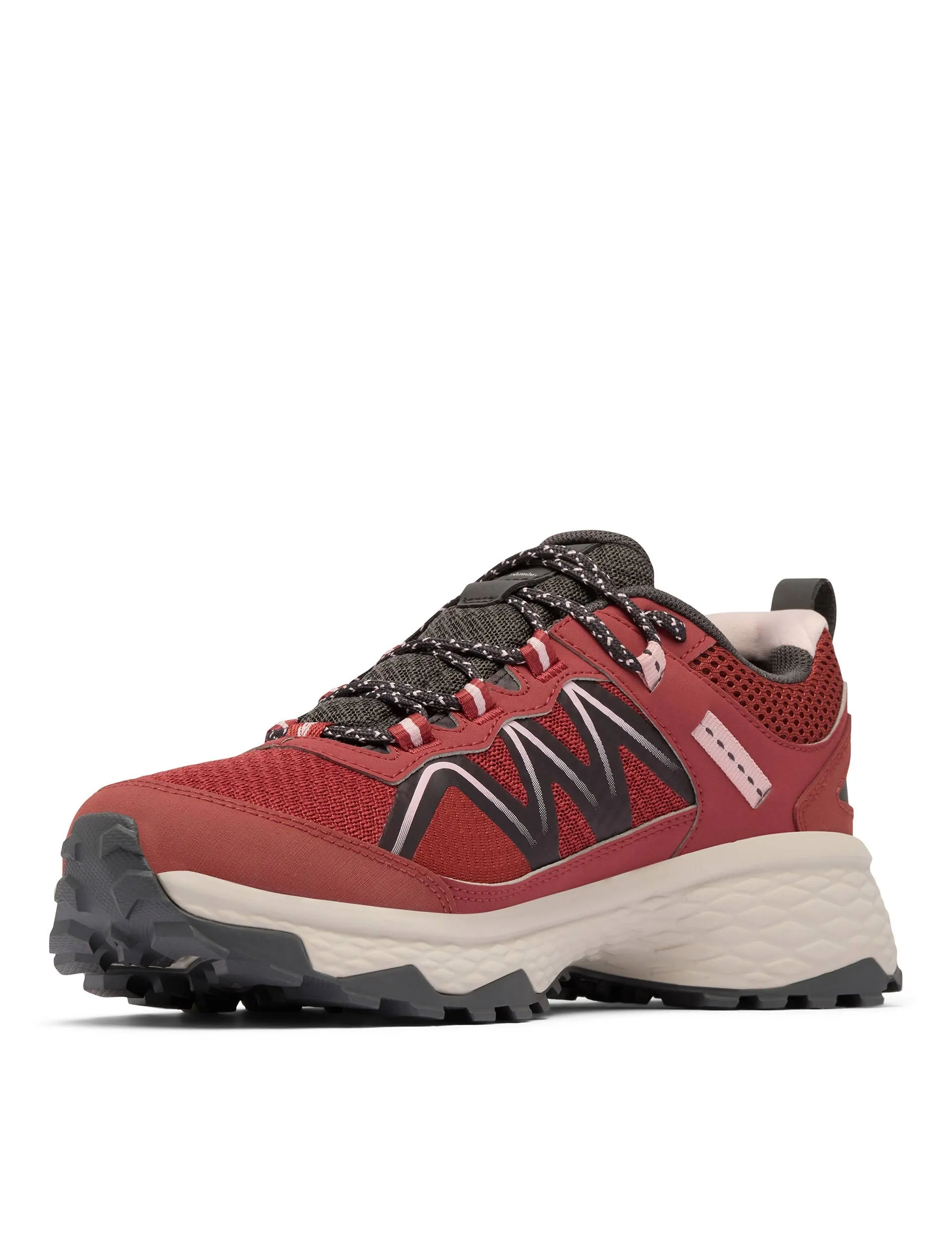 Professional athlete solo runs Peakfreak Rush Outdry Hiking Shoe - Dusty Crimson/Pink Haze