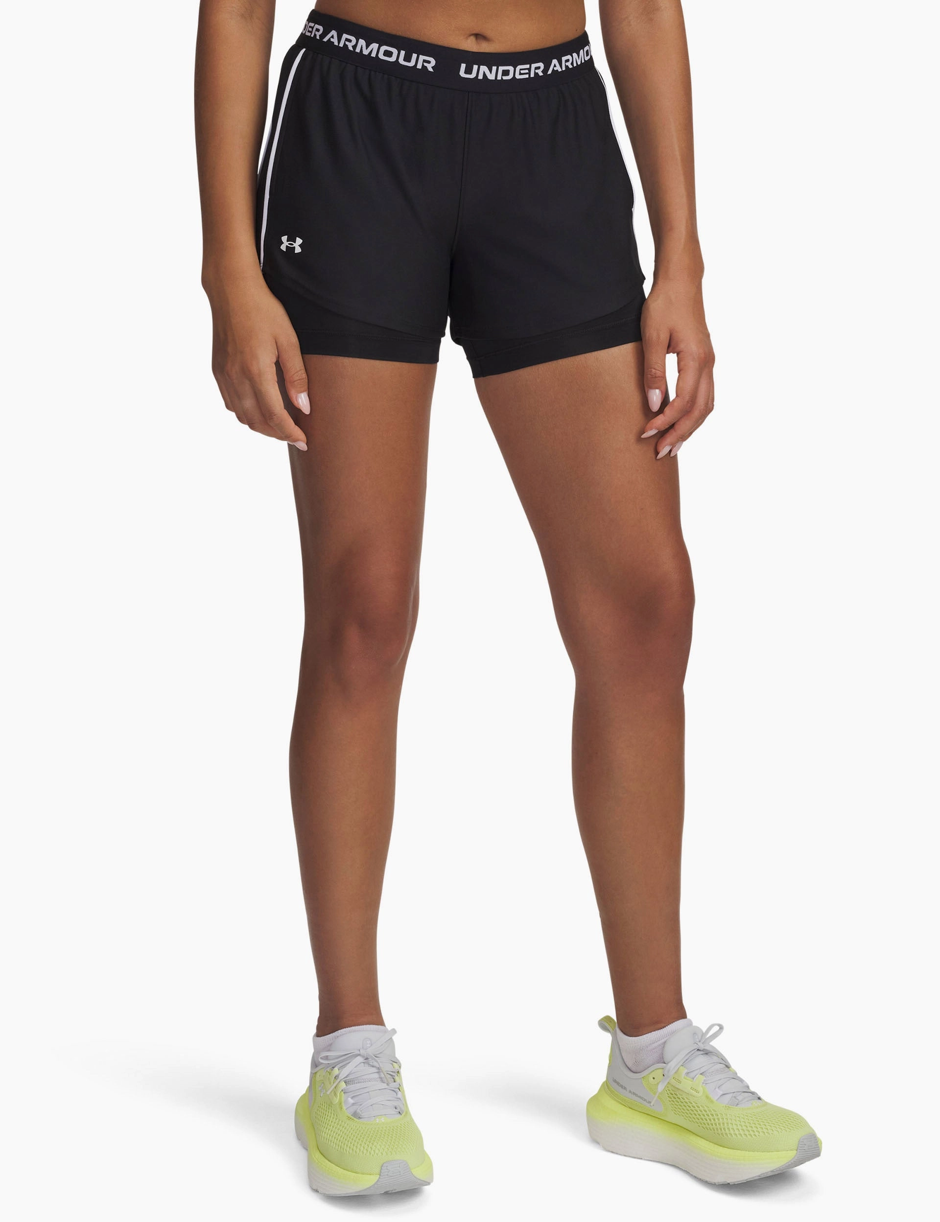 Tech Play Up 2-in-1 Shorts - Black/White Comfort Layer Wear Mood Match