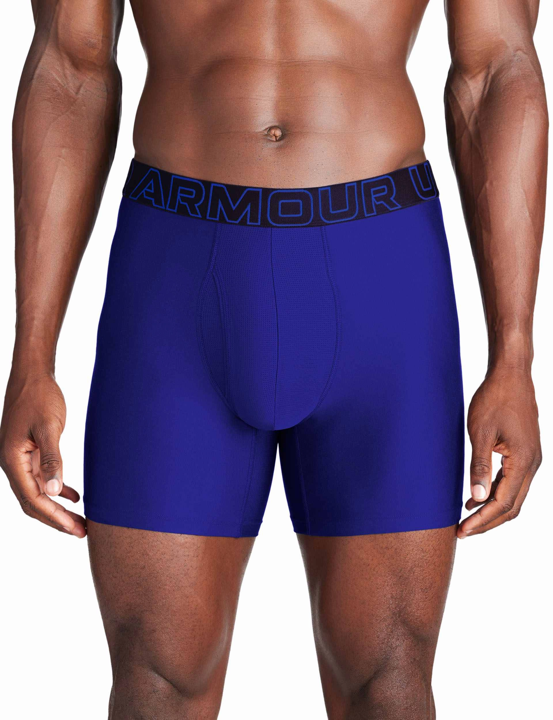 Performance Cotton- Solid 6?? 3Pk - Air Force Blue/Black AbrasionResistantClothing