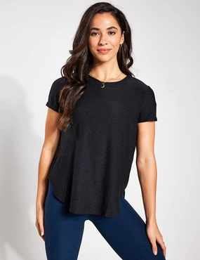 Casual Vibe Wear Featherweight On The Down Low Tee - Darkest Night