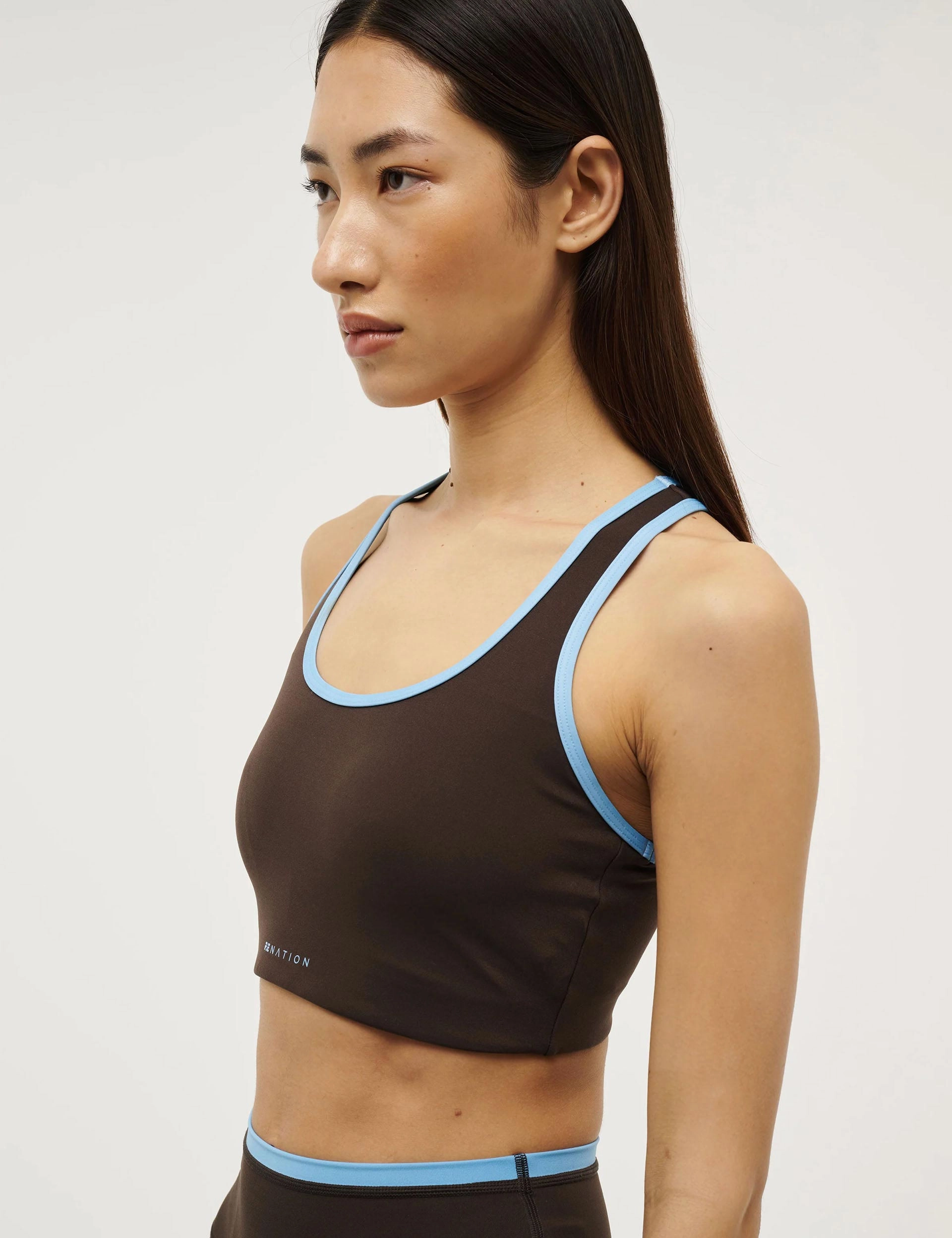 Secure Structure Stellar Sports Bra - Coffee