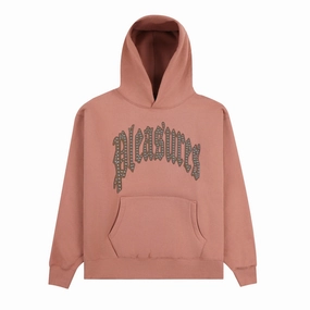 DurableCoverstitch Pleasures Twitch Studded Hoodie 'Clay'