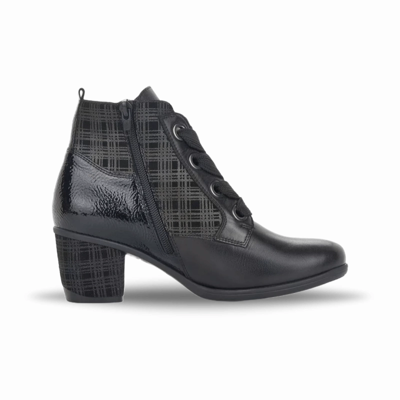 AntiStaticMaterial Remonte Women's Cheyanne D5474-02 - Black/Bronze