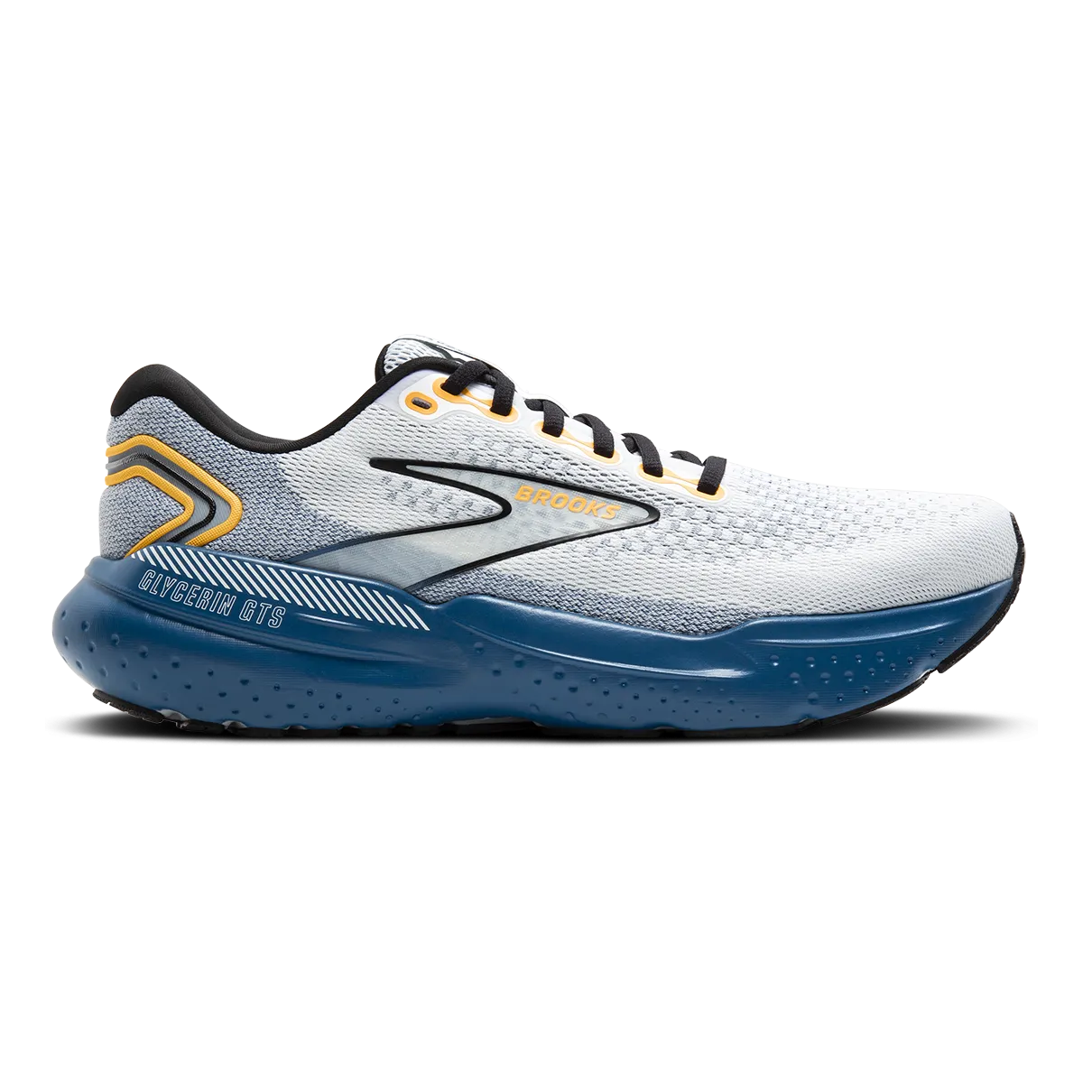 running in a famous bridge area shoes Brooks Glycerin 21 - White - Sapphire - Orange