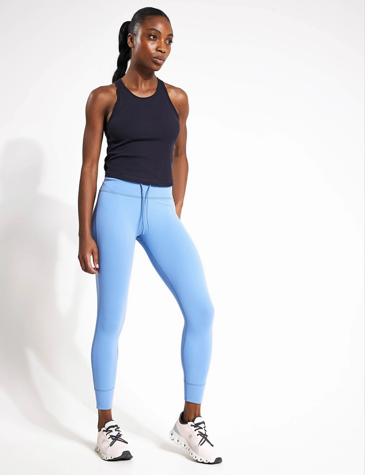 Tagless Comfort Neckline LowProfile Design Pose Plyo Tank - Black