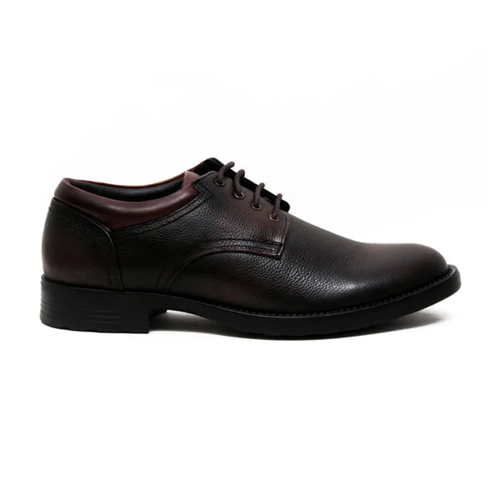 Healers Formal Brown Lace-Up Derby Shoes For Men GAS-C17 By Liberty Aerobic Enhanced race run