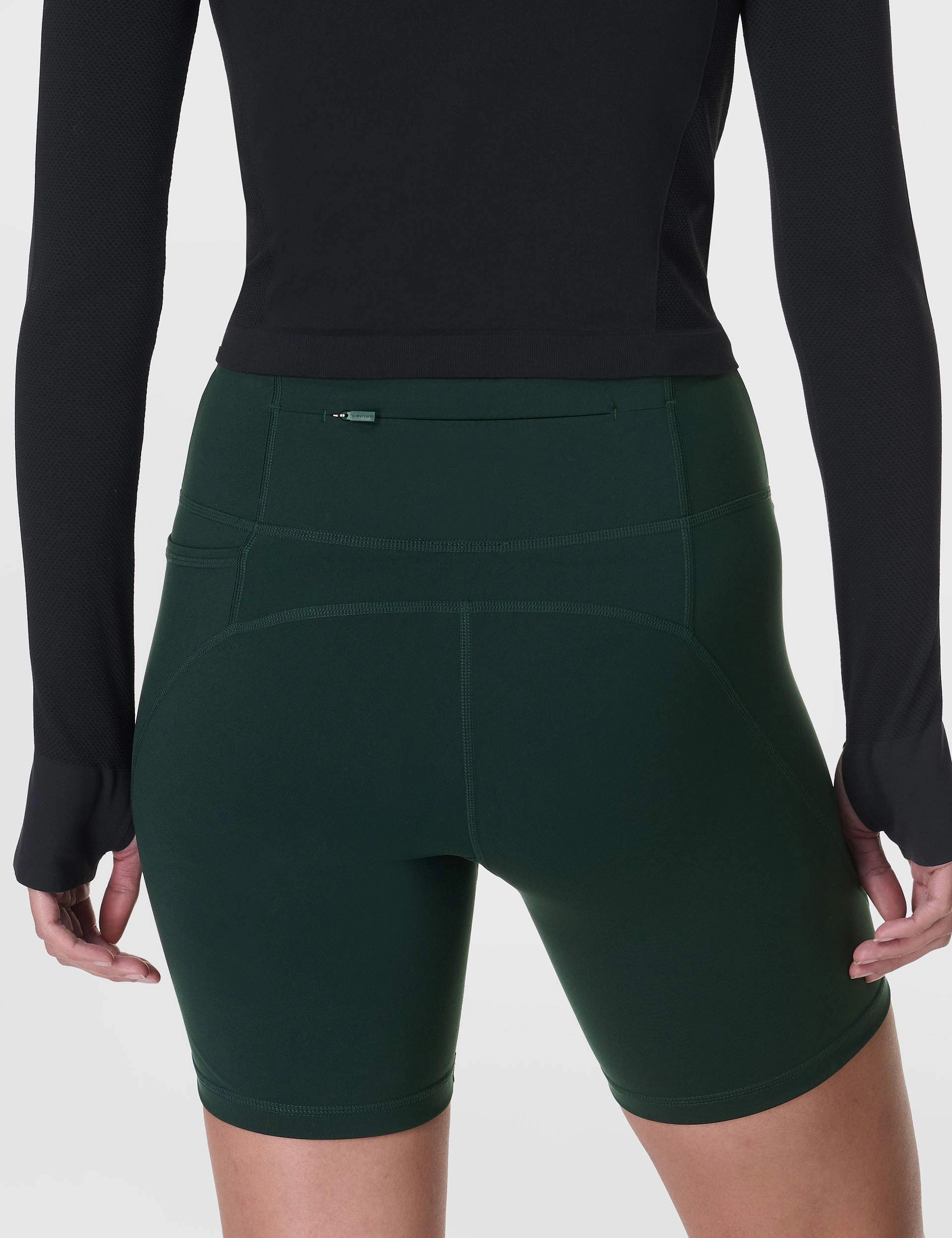 retail industry Power 6" Cycling Shorts - Cedar Green