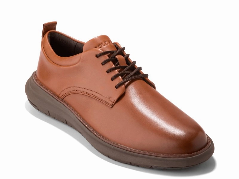 Cole Haan Men's Grand Remix - British Tan/Java Rugged shoes Bio Glow