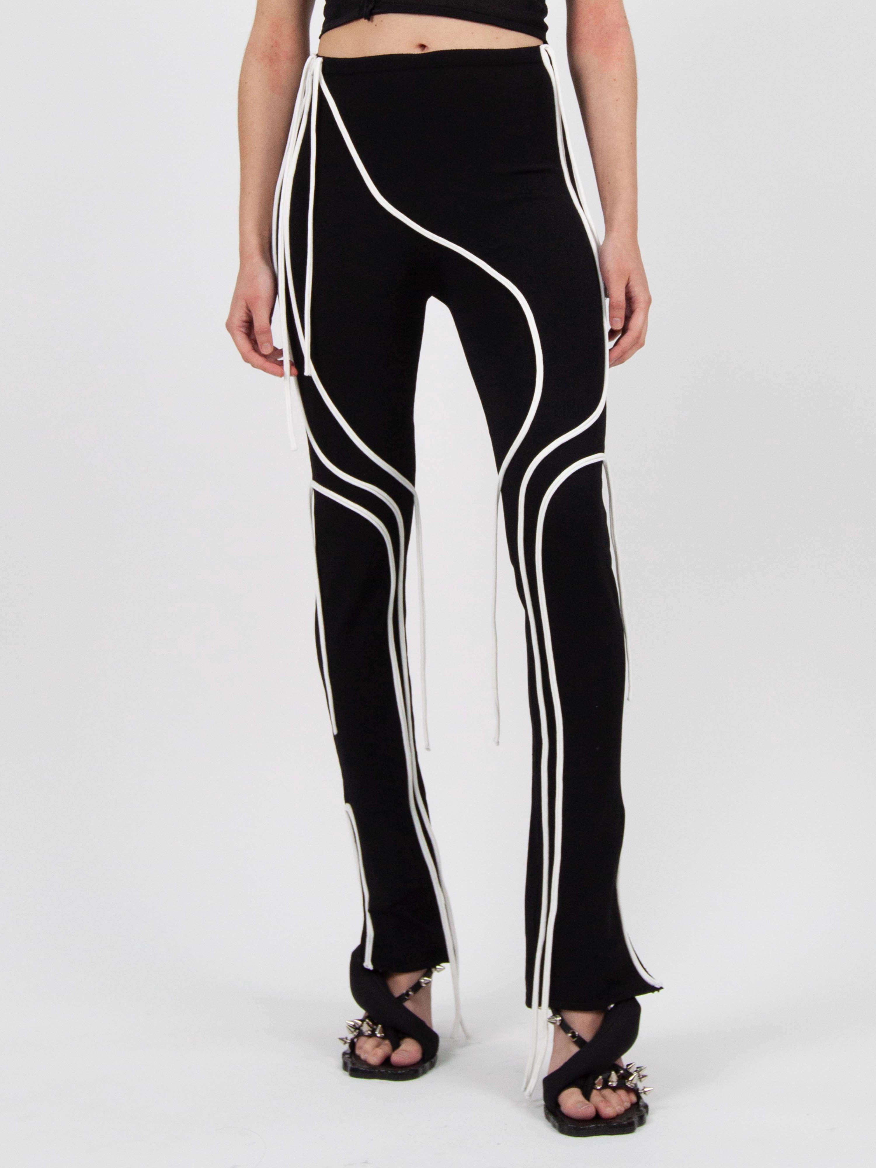 Ottolinger Strappy Leggings 'Black' SnagResistant Weave