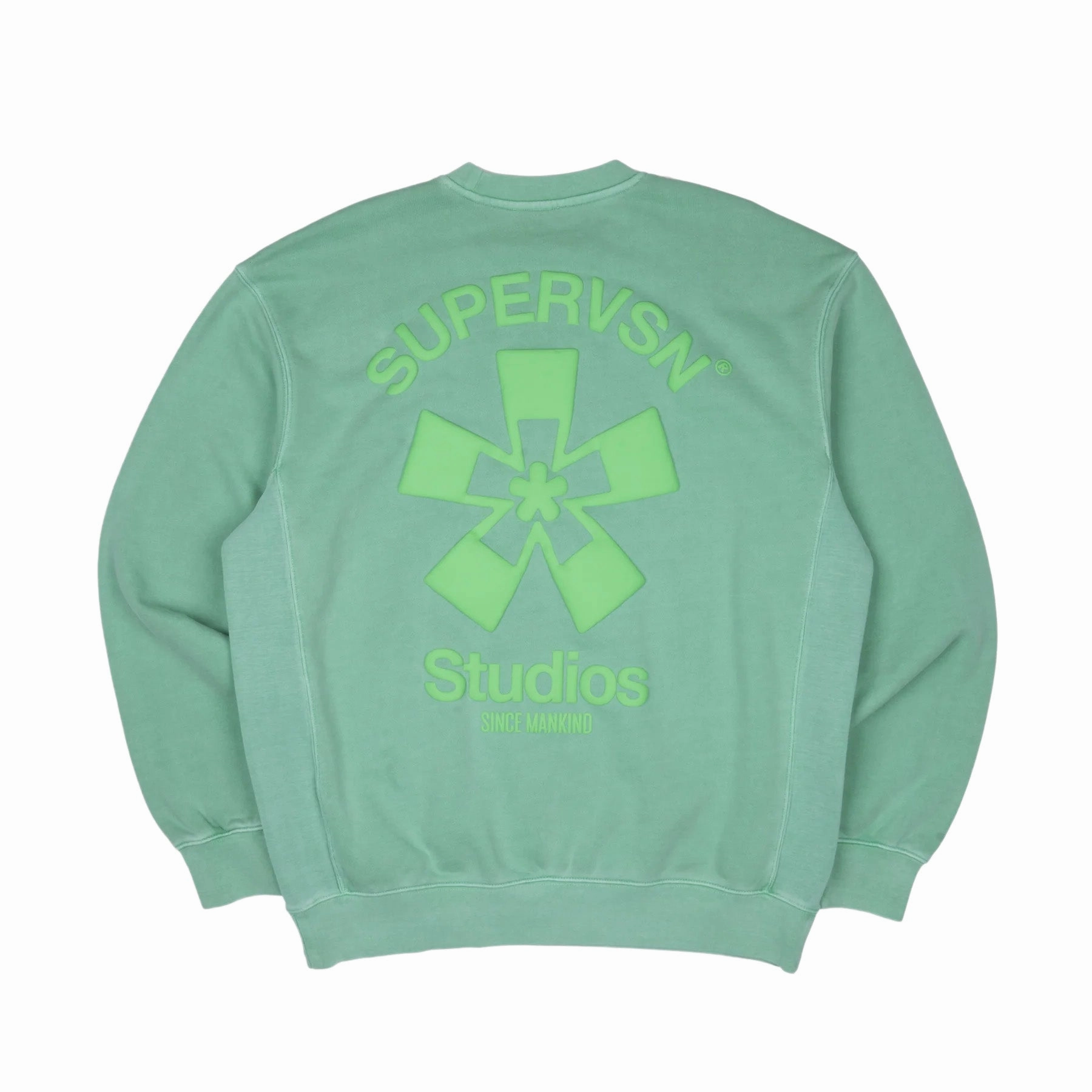 Supervsn Studio Starburst Crewneck 'Green' SlipResistantWaistband