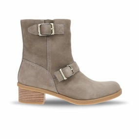 Dansko Women's Delphine - Stone Waterproof Nubuck AbrasiveReinforcedZones