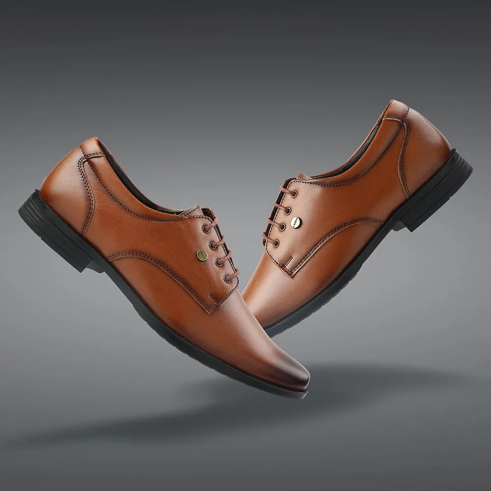 Workout clothes RubberOutsole Fortune Tan Formal Lacing Derby Shoes For Men BENSTOCK1E By Liberty