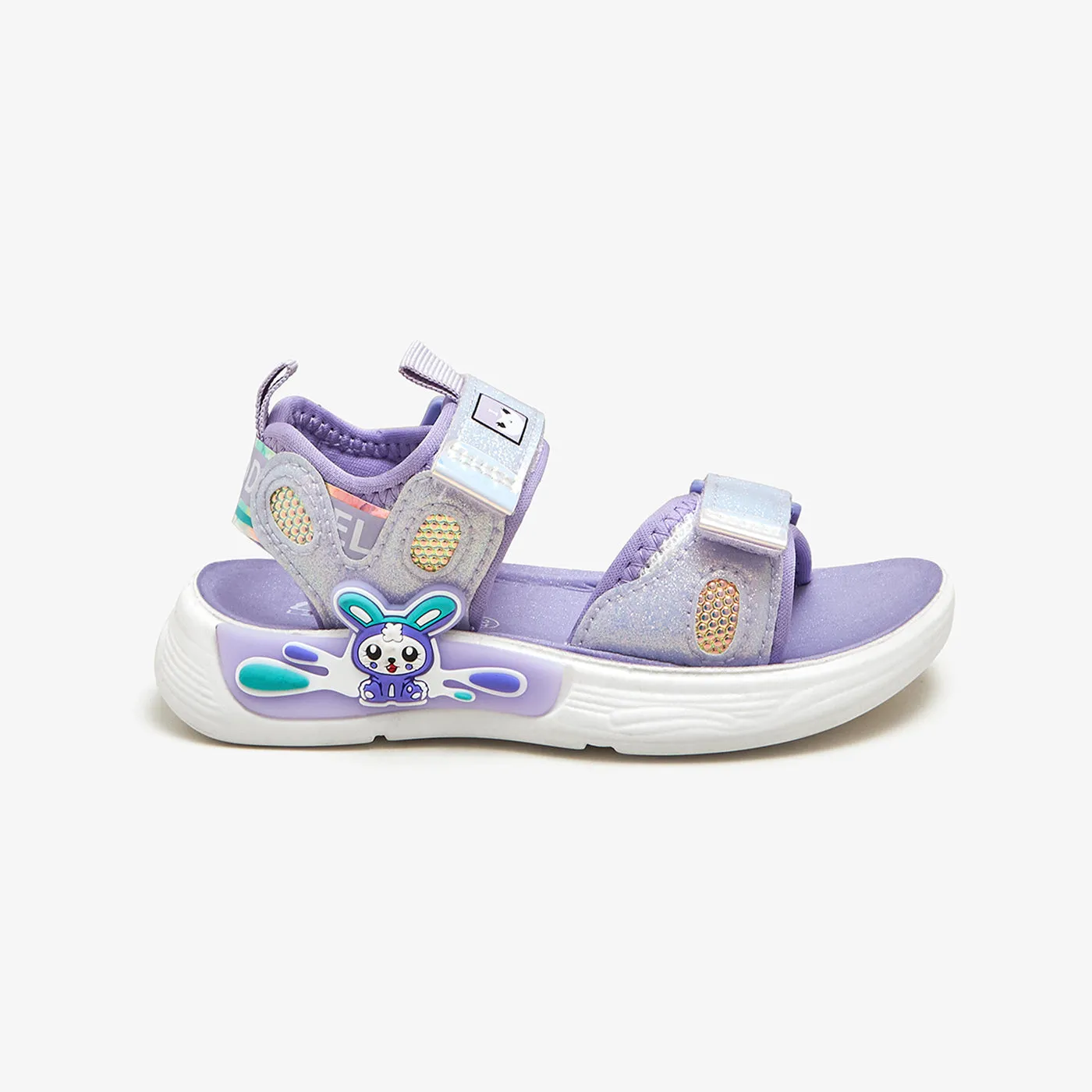 Girl's Bunny Steps Sandals Abdominal Tensile Structure