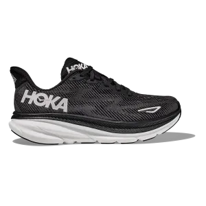 button - trimmed - design shoes experienced runner shoes Hoka Clifton 9 - Black - White