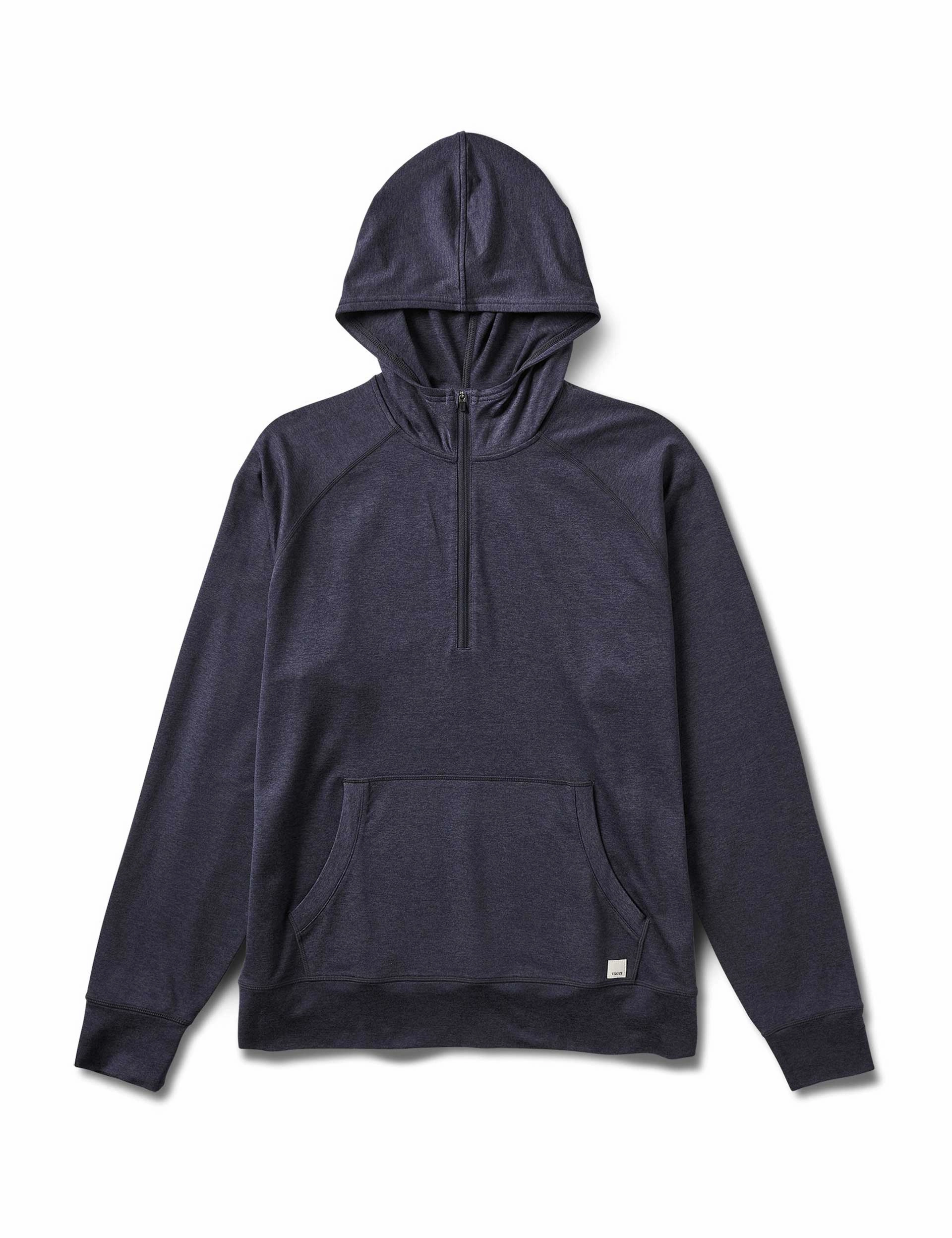 Shape Retention Ponto Performance 1/2 Zip Hoodie - Midnight Heather