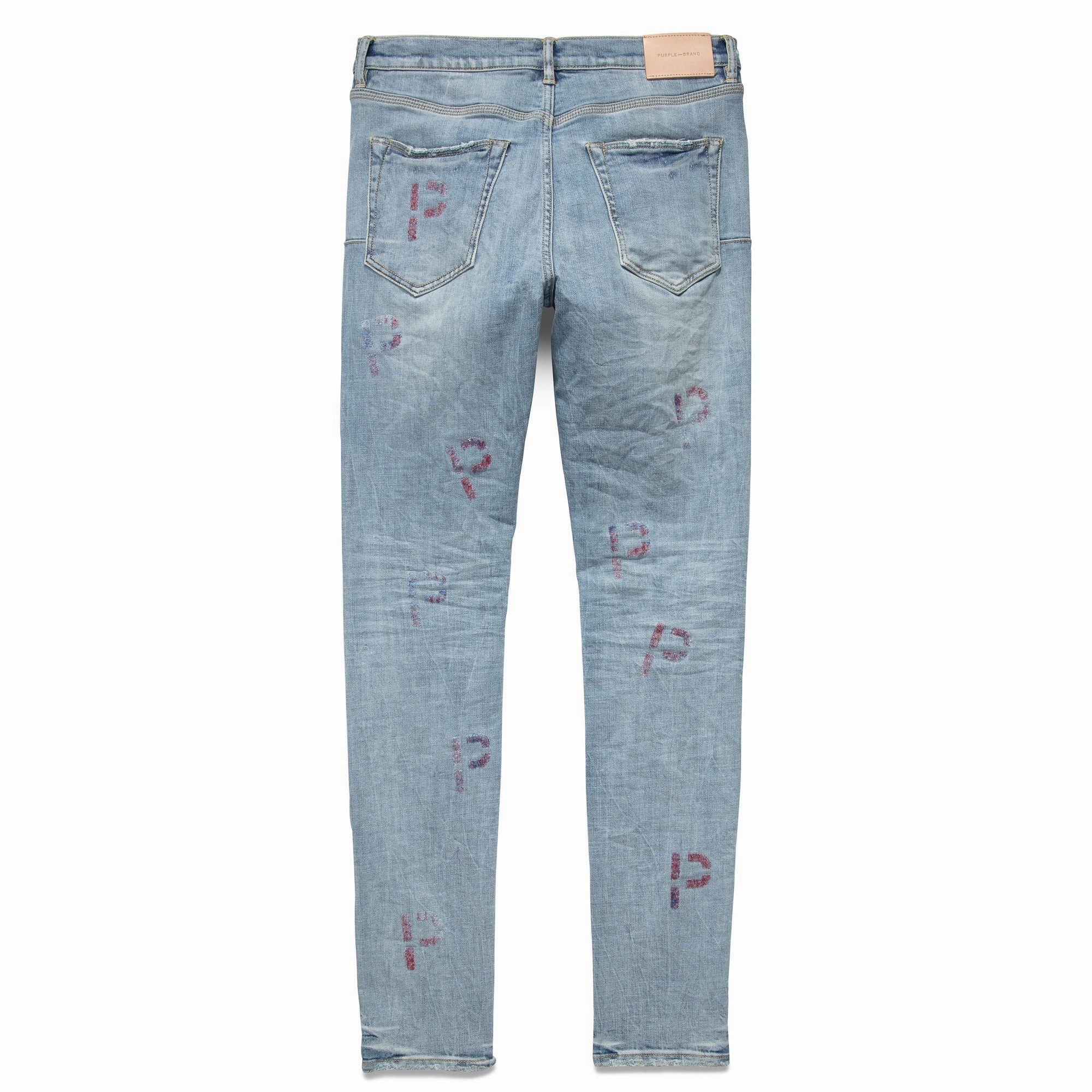 Purple Brand Light Indigo Embroidery Punch LightweightWeave