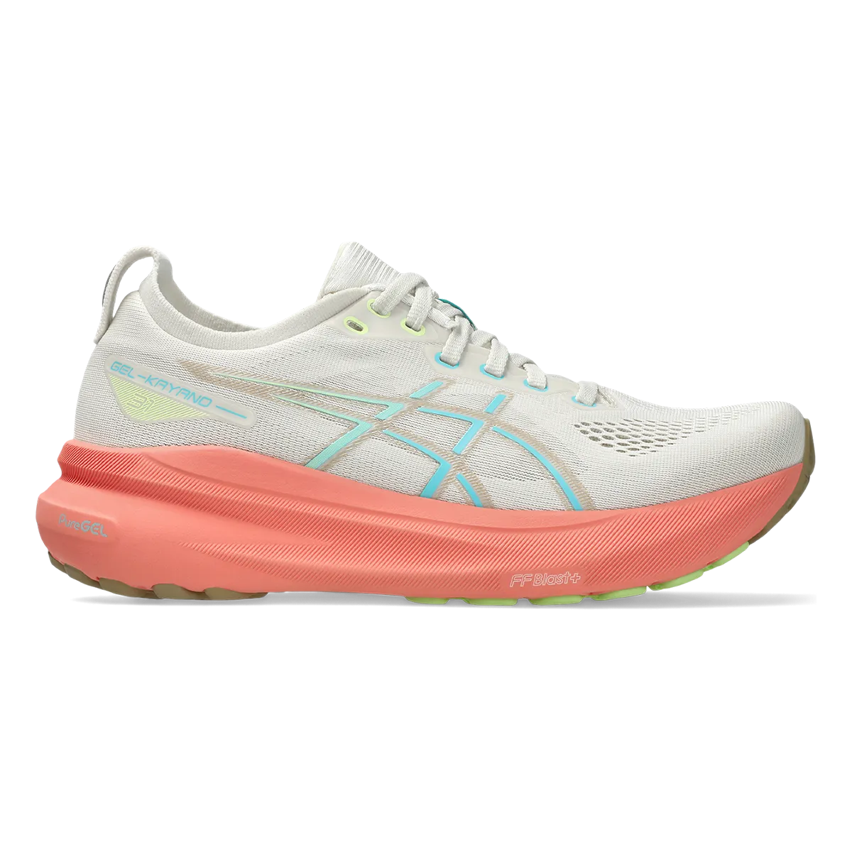 Asics Gel Kayano 31 - Birch - Energy Aqua hill running