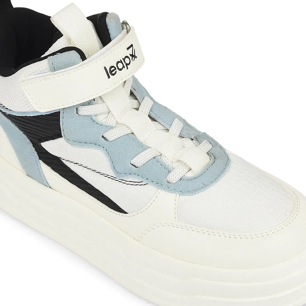 Full Cushioning Leap7x Sky Blue Sporty Casual Lacing Sneakers For Women STYLO-10 By Liberty