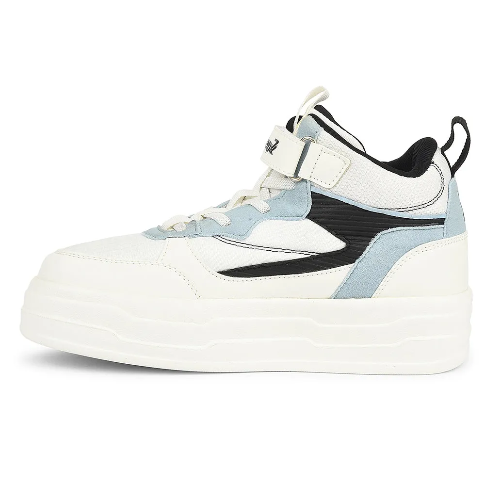 Leap7x Sky Blue Sporty Casual Lacing Sneakers For Women STYLO-10 By Liberty boxing shoes