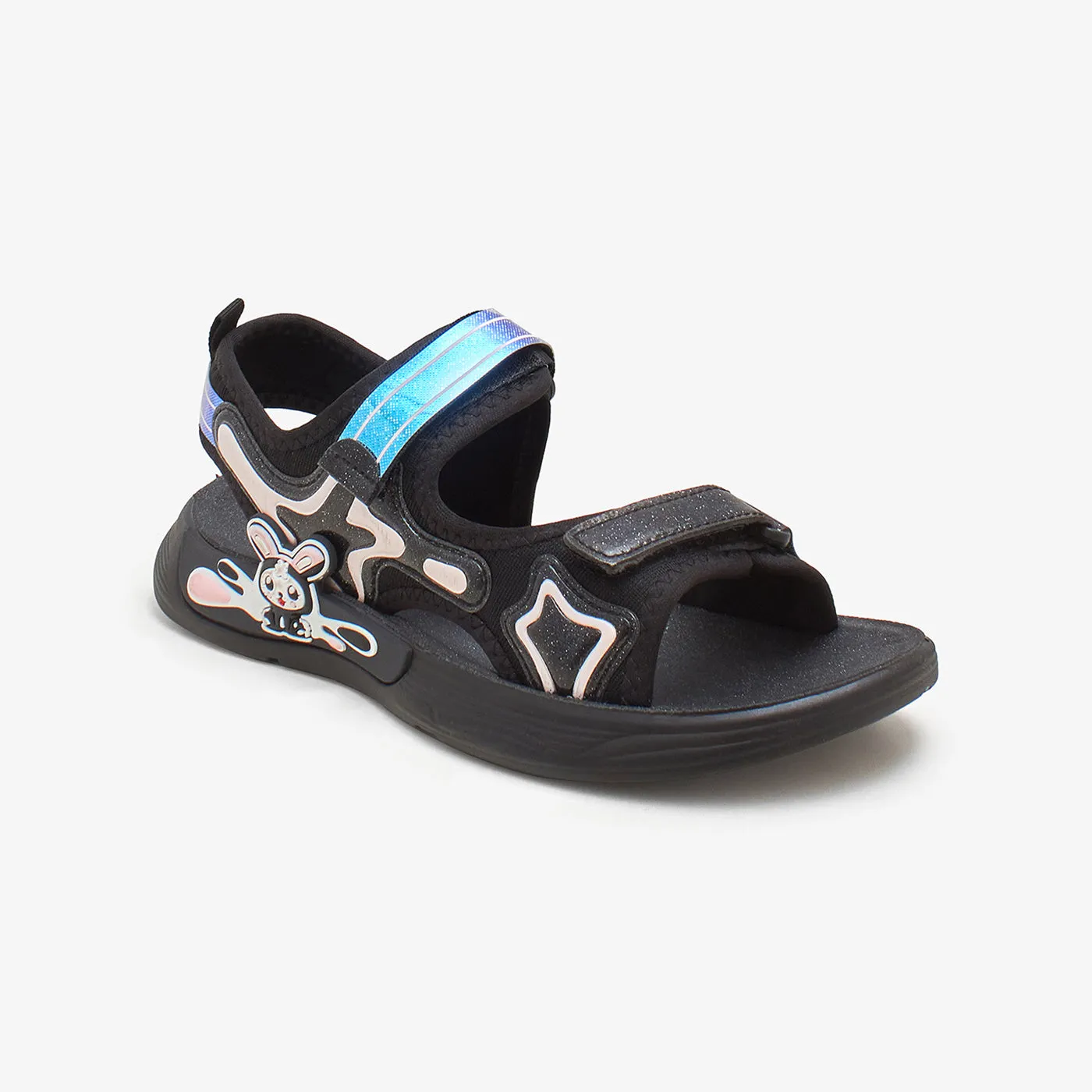 Footbed contour Soft Soles Girl's  Stardust Sandals