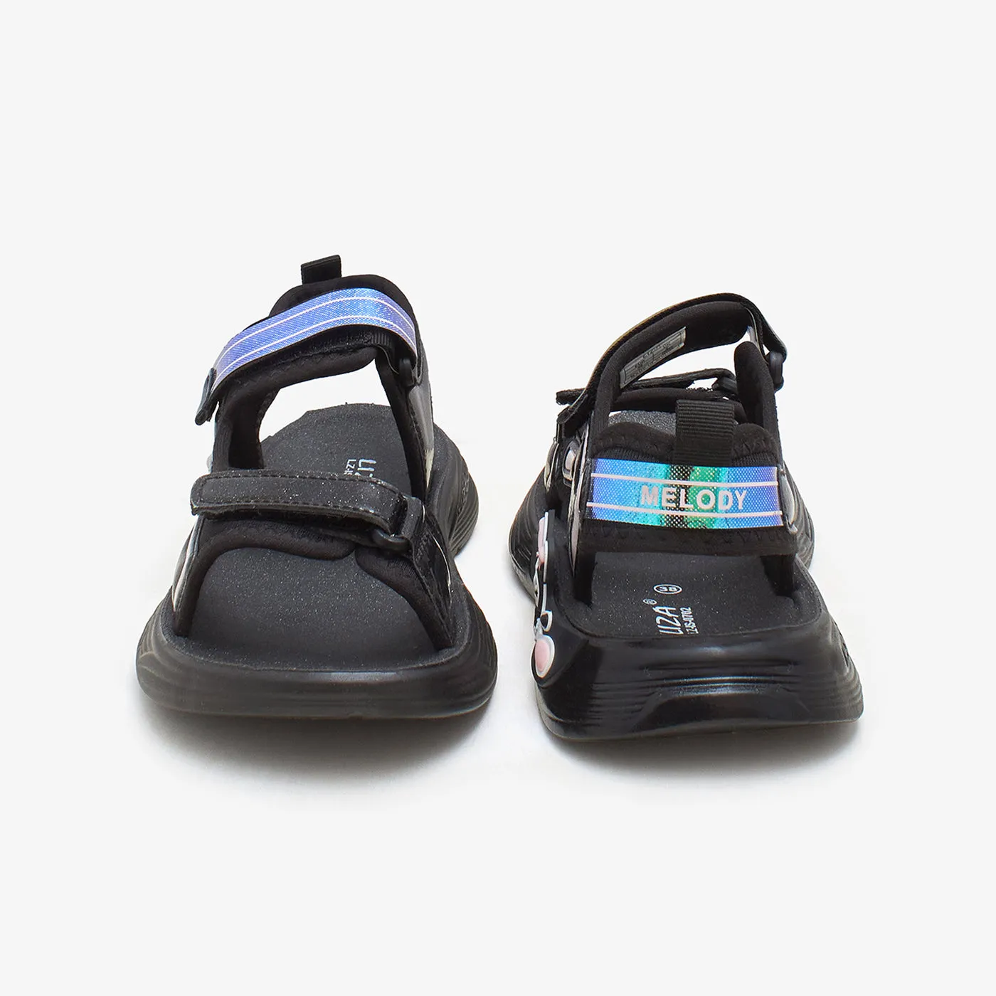 running in a mud run shoes Girl's  Stardust Sandals