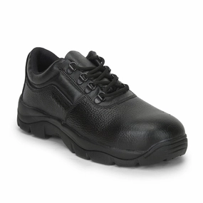Freedom Casual Lacing Shoes For Men (Black) ARMOUR-ST By Liberty lug - sole shoes