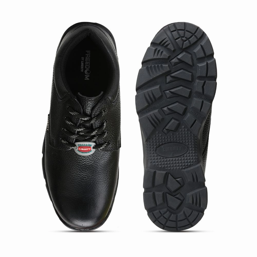 low - top style rugby - field running shoes Freedom Casual (Black) Safety Shock Proof Shoes SHIELD-CT By Liberty