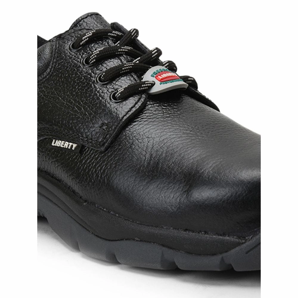 Freedom Casual (Black) Safety Shock Proof Shoes SHIELD-CT By Liberty well - fitting design