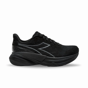 Diadora Men's Nucleo 2 - Black/Black casual dressers' slip - ons