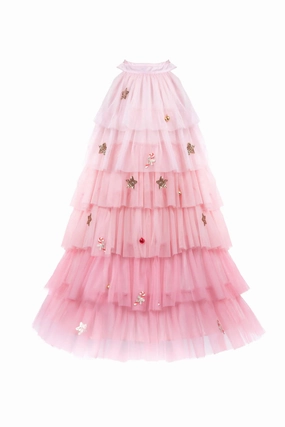 Trust Glow Reinforced Edges Great Pretenders Christmas Tree Dress with Headpiece - Blush