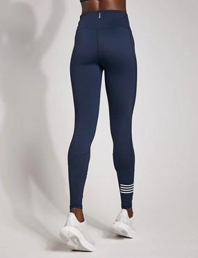 Work Commute Breathable Fabric Chelsea Legging - Navy Blue